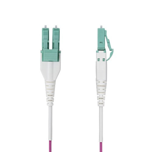 StarTech.com OM4RLCLC3M InfiniBand/fibre optic cable 118.1" (3 m) LC OFNR Violet