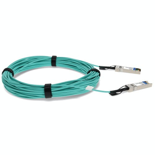 AddOn Networks 470-ABMJ-AO InfiniBand/fibre optic cable 787.4" (20 m) SFP+ AOC Aqua color