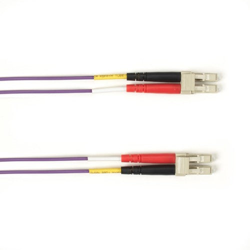 Black Box FOCMPM4-005M-LCLC-VT InfiniBand/fibre optic cable 196.9" (5 m) 2x LC OFNP OM4 Purple