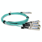 AddOn Networks 10322-AOC7M-AO InfiniBand/fibre optic cable 275.6" (7 m) QSFP+ 4x SFP+ AOC Aqua color