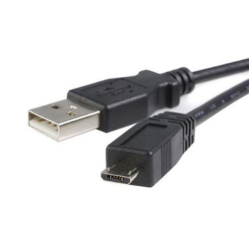 StarTech.com 0.5m USB A/microB USB cable USB 2.0 19.7" (0.5 m) Micro-USB B 0.48 Gbit/s Black