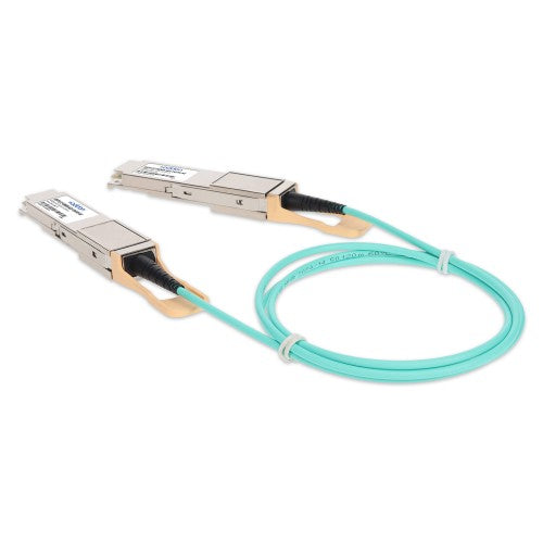 AddOn Networks QSFP112-400GB-AOC-1M-NV-AO InfiniBand/fibre optic cable 39.4" (1 m) Aqua color