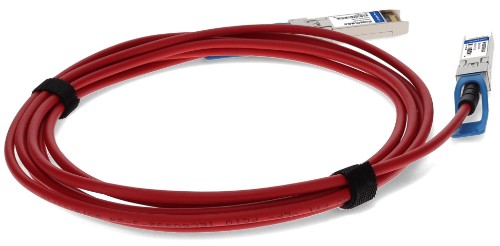 AddOn Networks SFP-H10GB-CU3-5M-RD-AO InfiniBand/fibre optic cable 137.8" (3.5 m) SFP+ DAC Red, Stainless steel