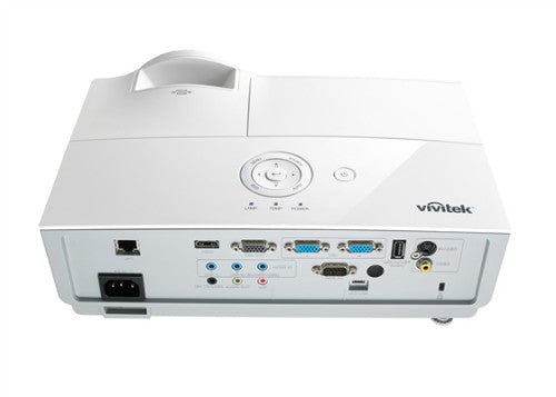 Vivitek DX813 data projector Standard throw projector 3600 ANSI lumens DLP XGA (1024x768) 3D Gray, White