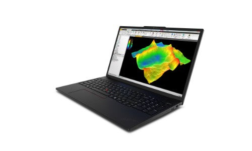 Lenovo ThinkPad P16s Gen 4 (Intel) Intel Core Ultra 9 285H Mobile workstation 16" Touchscreen WQUXGA 32 GB DDR5-SDRAM 512 GB SSD Wi-Fi 7 (802.11be) Windows 11 Pro Black