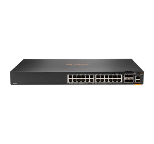 HPE Aruba Networking Aruba 6300F 24-port 1GbE & 4-port SFP56 Managed L3 Gigabit Ethernet (10/100/1000) 1U Gray