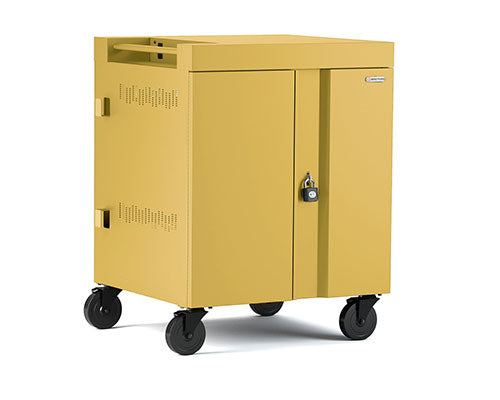 Bretford CUBE Cart Portable device management cart Yellow
