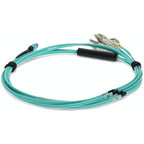 AddOn Networks ADD-MPO-4LC0-5M5OM4LZ fiber optic cable 78.7" (2 m) 8x LC LOMM OM4 Aqua color