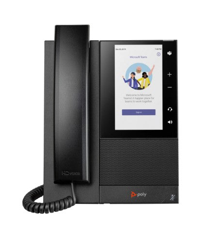 HP Poly CCX 505 Business Media Phone for Microsoft Teams and PoE-enabled GSA/TAA