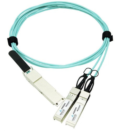 Axiom 980-9I445-00H003-AX InfiniBand/fibre optic cable 118.1" (3 m) QSFP56 2x QSFP56 AOC Cyan