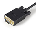 StarTech.com DP2VGAMM3B video cable adapter 35.8" (0.91 m) DisplayPort VGA (D-Sub) Black