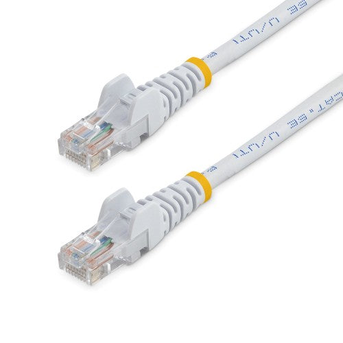 StarTech.com 15 ft White Snagless Category 5e (350 MHz) UTP Patch Cable networking cable 179.9" (4.57 m)