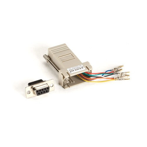 Black Box FA4509F-GY cable gender changer RJ-45 DB9 Gray
