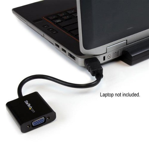 StarTech.com HD2VGAE2 video cable adapter Black
