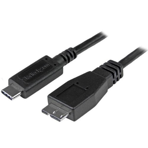 StarTech.com USB31CUB50CM USB cable USB 3.2 Gen 2 (3.1 Gen 2) 19.7" (0.5 m) USB C Micro-USB B 10 Gbit/s Black