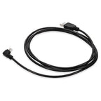 AddOn Networks USB2MICROUSBRT2M USB cable USB 2.0 78.7" (2 m) USB A Micro-USB B Black