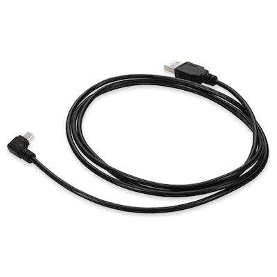 AddOn Networks USB2MICROUSBRT2M USB cable USB 2.0 78.7" (2 m) USB A Micro-USB B Black