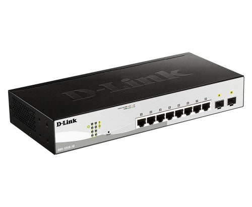 D-Link DGS-1210-10 network switch Managed L2 Gigabit Ethernet (10/100/1000) 1U Black, Gray