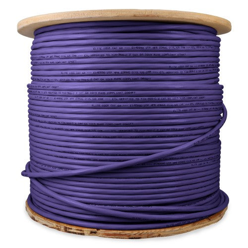 AddOn Networks ADD-CAT6ABULK1K-PE networking cable Purple 11999.6" (304.8 m) Cat6a U/UTP (UTP)