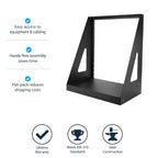 StarTech.com 2POSTRACK12 rack cabinet 12U Freestanding rack Black