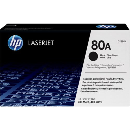 CF280A (80A) Toner black, 2.7K pages
