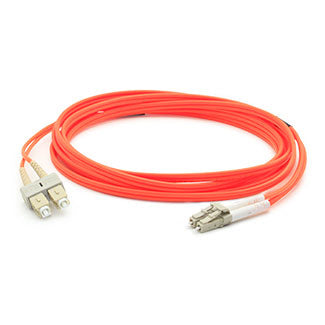 AddOn Networks 5m SC/LC InfiniBand/fibre optic cable 196.9" (5 m) Orange
