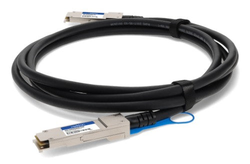 AddOn Networks ADD-Q28INQ28MX-P2M InfiniBand/fibre optic cable 78.7" (2 m) QSFP28 DAC Black, Stainless steel