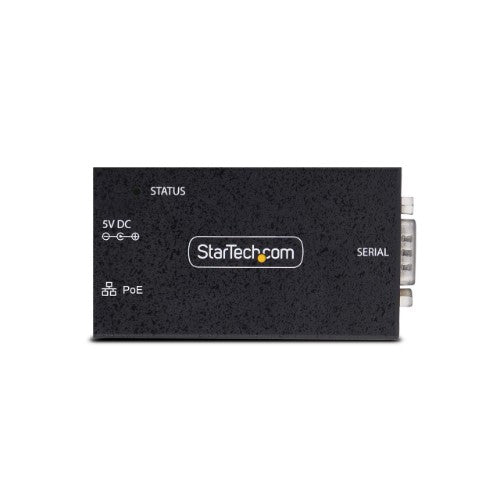 StarTech.com I13P-SERIAL-ETHERNET serial converter/repeater/isolator RS-232 RJ-45 Black