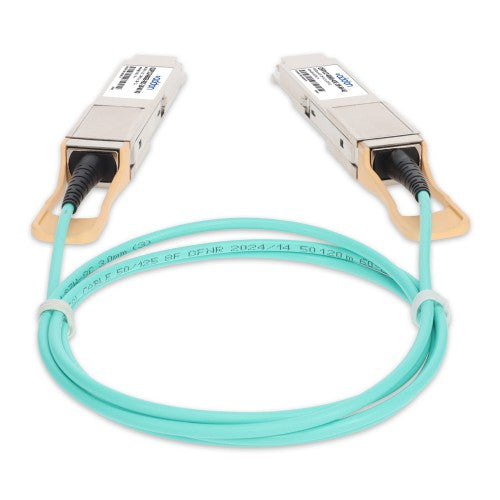 AddOn Networks QSFP112-400GB-AOC-1M-NV-AO InfiniBand/fibre optic cable 39.4" (1 m) Aqua color