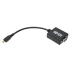 Tripp Lite P131-06N-MICROA video cable adapter 6" (0.152 m) Micro HDMI HD15 Black