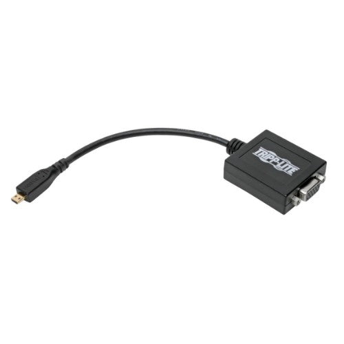 Tripp Lite P131-06N-MICROA video cable adapter 6" (0.152 m) Micro HDMI HD15 Black