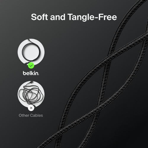 Belkin BoostCharge Pro 78.7" (2 m) Black