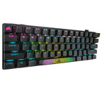 Corsair K70 PRO MINI WIRELESS RGB 60% keyboard Gaming RF Wireless + Bluetooth QWERTY English Black