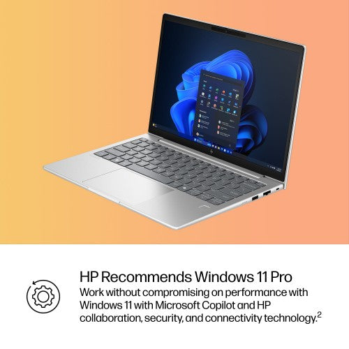 HP EliteBook 6 G1i AI PC Wolf Pro Security Edition Intel Core Ultra 5 235U Laptop 13.3" WUXGA 16 GB DDR5-SDRAM 512 GB SSD Wi-Fi 7 (802.11be) Windows 11 Pro Silver