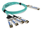 AddOn Networks QSFP-4SFP25G-AOC1M-AO InfiniBand/fibre optic cable 39.4" (1 m) QSFP28 4x SFP28 DAC Aqua color, Stainless steel
