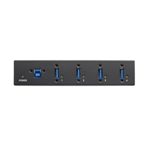 Tripp Lite U360-004-IND interface hub USB 3.2 Gen 1 (3.1 Gen 1) Type-B 5000 Mbit/s Black