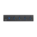 Tripp Lite U360-004-IND interface hub USB 3.2 Gen 1 (3.1 Gen 1) Type-B 5000 Mbit/s Black