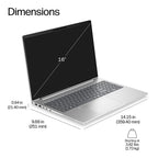 HP EliteBook 6 G2a 16 inch Notebook Next Gen AI PC Wolf Pro Security Edition Copilot+ PC Laptop 16" Touchscreen WUXGA 32 GB DDR5-SDRAM 512 GB SSD Wi-Fi 7 (802.11be) Windows 11 Pro Silver