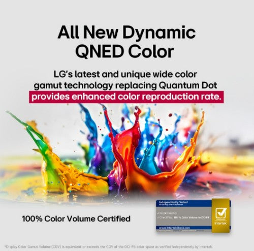 LG 65QNED82AUA TV 65" 4K Ultra HD Smart TV Wi-Fi Black