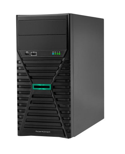 HPE ProLiant ML30 Gen11 6333P 3.1GHz 6c 1P 1x32GB-U 8SFF 2x480GB SSD 2x500W PS NA Server