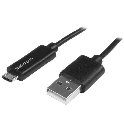 StarTech.com USBAUBL1M USB cable USB 2.0 39.4" (1 m) USB A Micro-USB B Black
