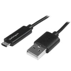 StarTech.com USBAUBL1M USB cable USB 2.0 39.4" (1 m) USB A Micro-USB B Black