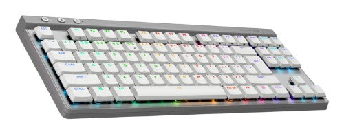 Logitech G 920-012535 keyboard Gaming RF Wireless + Bluetooth QWERTY English White