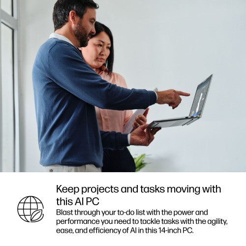 HP EliteBook 6 G1i 14 inch Notebook AI PC Wolf Pro Security Edition Intel Core Ultra 7 14" WUXGA 16 GB DDR5-SDRAM Silver