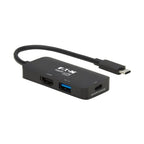 Tripp Lite U444-06N-H4UBC2 laptop dock/port replicator Wired USB 3.2 Gen 1 (3.1 Gen 1) Type-C Black