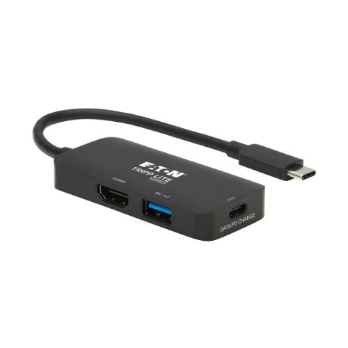 Tripp Lite U444-06N-H4UBC2 laptop dock/port replicator Wired USB 3.2 Gen 1 (3.1 Gen 1) Type-C Black
