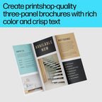 HP Professional Tri-Fold Business Paper Glossy 48 lb 8.5 x 11 in. (216 x 279 mm) 150 sheets