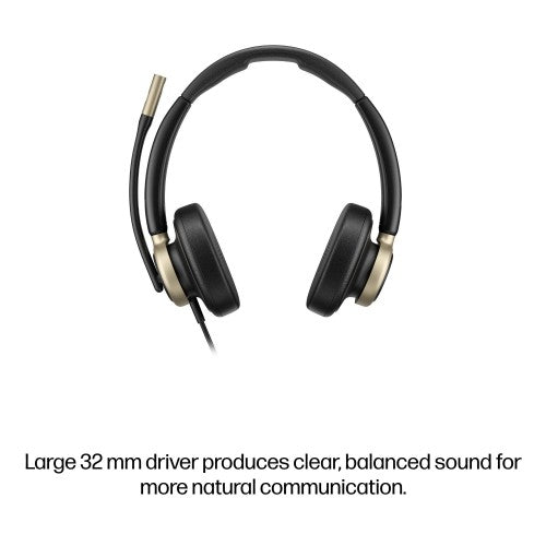 HP Poly Mission 825 Stereo USB Wired Headset