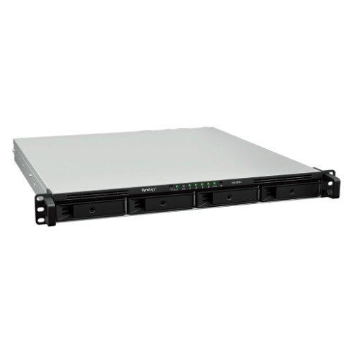 Synology RackStation RS826RP+ NAS/storage server Rack (1U) AMD Ryzen V1500B 4 GB DDR4 0 TB DiskStation Manager Black, Gray