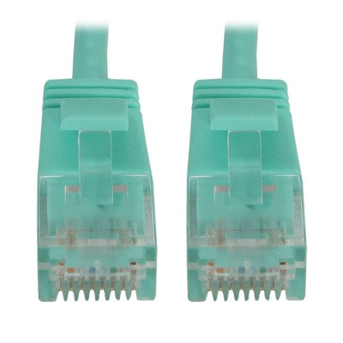 Tripp Lite N261-S06-AQ networking cable Aqua color 72" (1.83 m) Cat6a U/UTP (UTP)